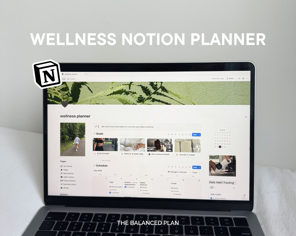 Wellness Notion Planner