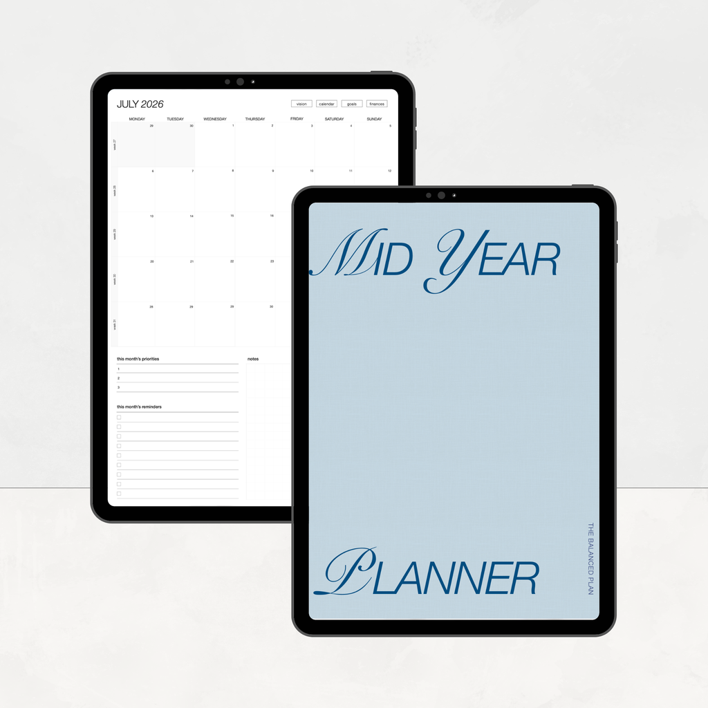 2026-2027 Mid Year Planner