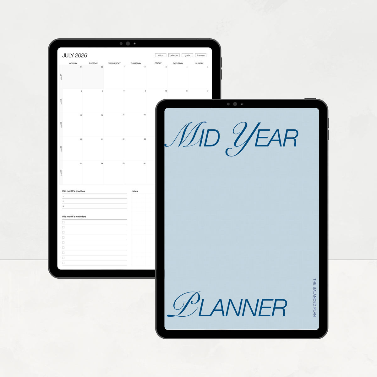 2026-2027 Mid Year Planner