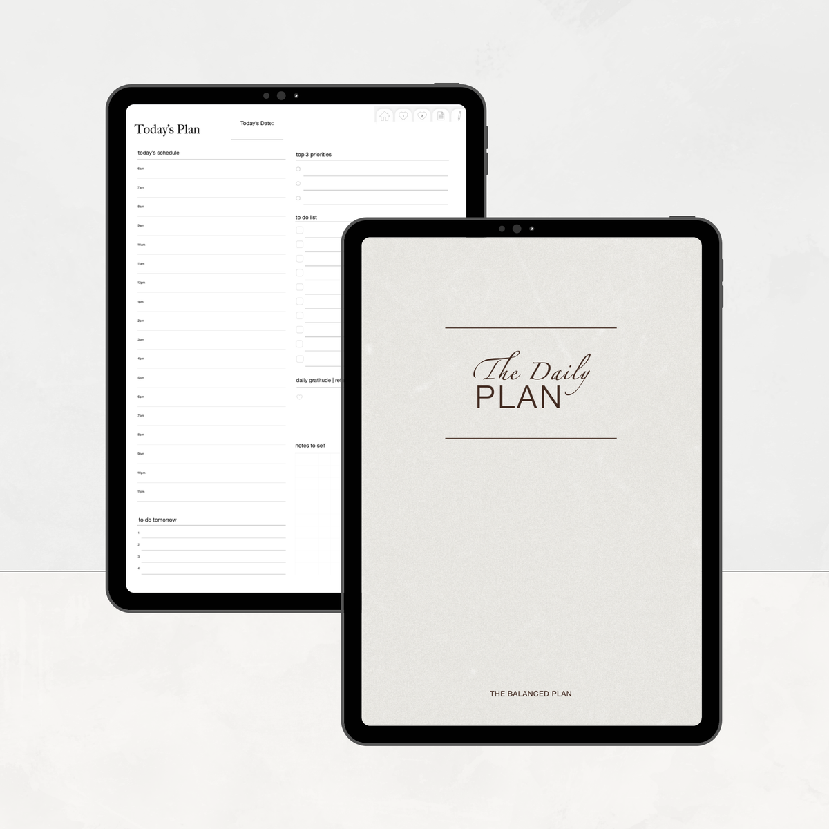 iPad Daily Planner