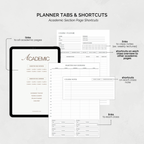 BUNDLE | 2026-2027 iPad Academic Planner + Desktop Wallpaper Organizer