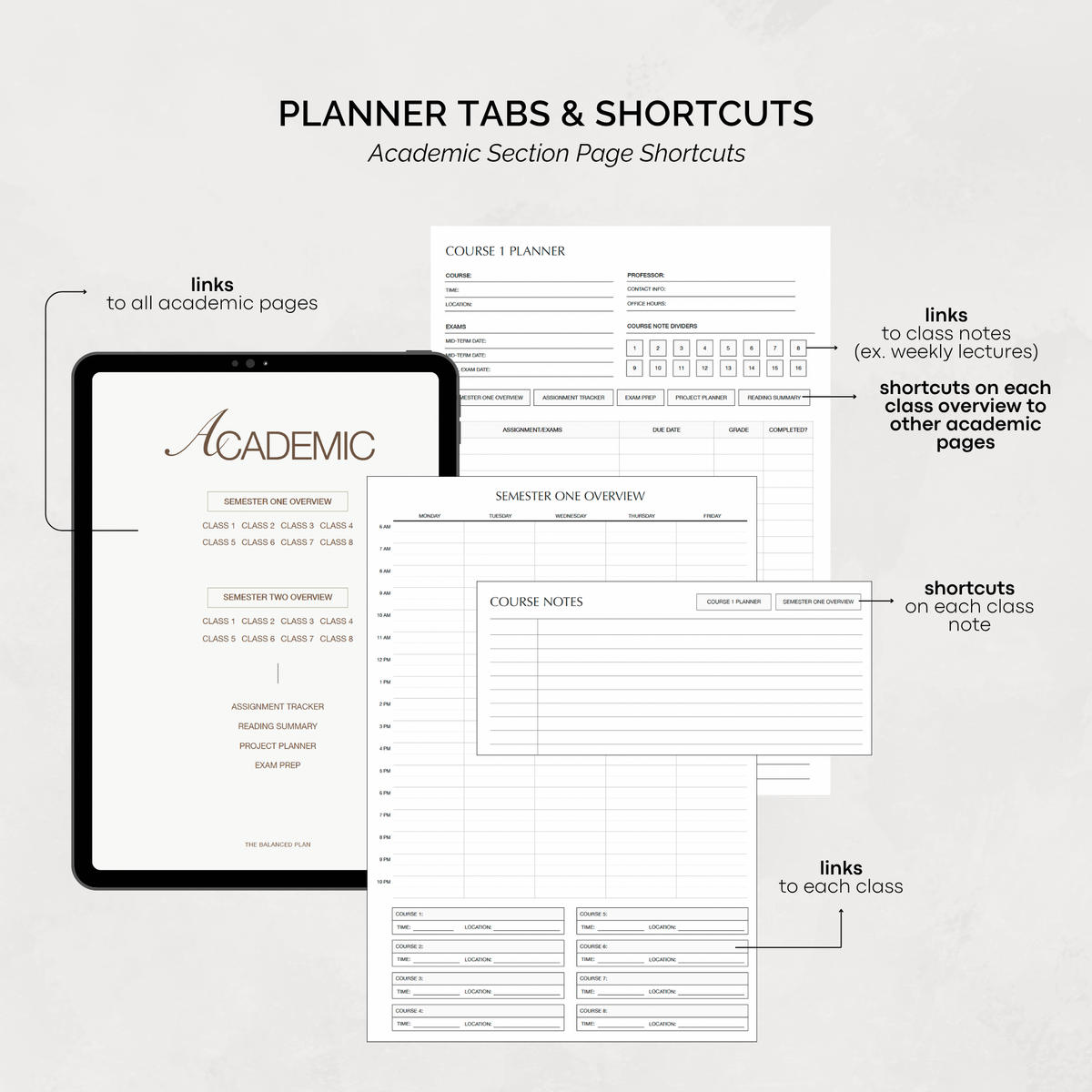 2026-2027 Academic Digital Planner