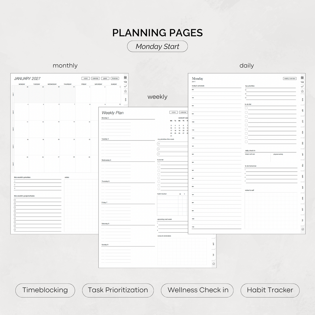2026-2027 Academic Digital Planner