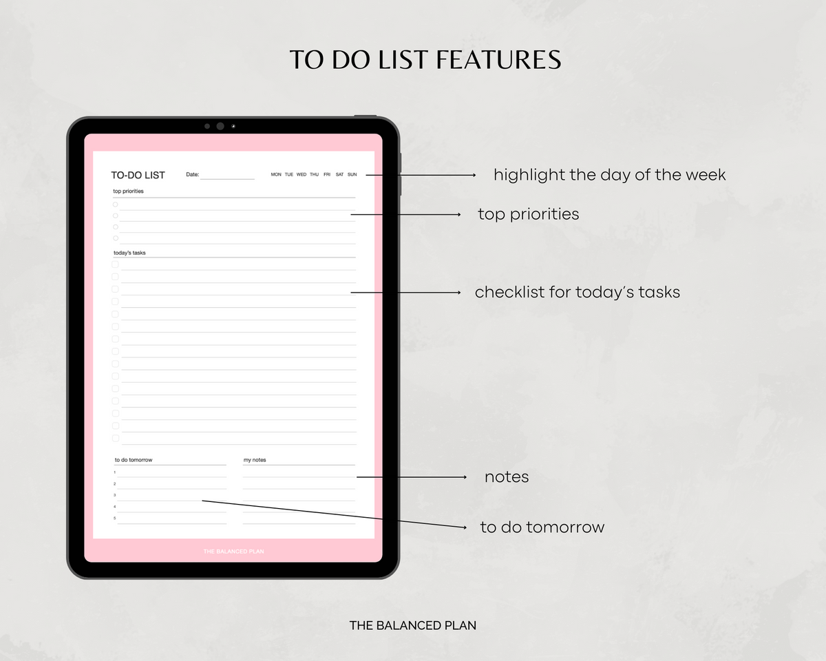 iPad To-Do List
