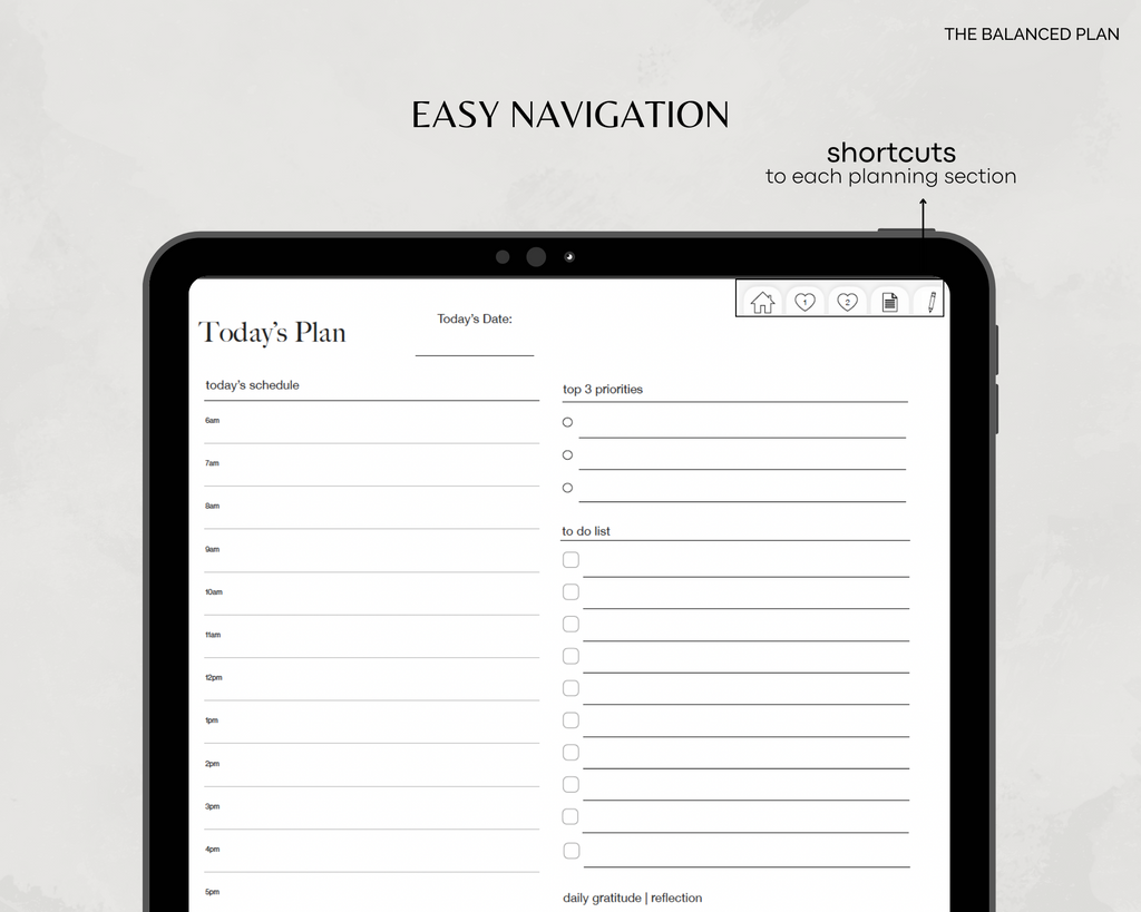 iPad Daily Planner