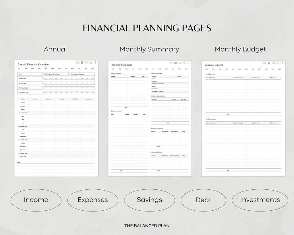 iPad Finance Planner