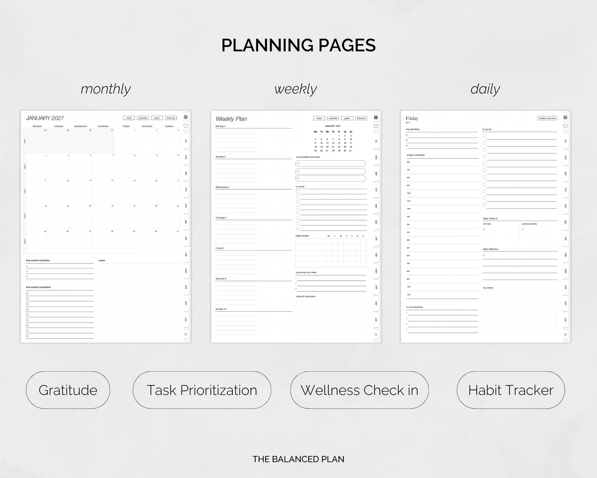 2026-2027 Mid Year Planner