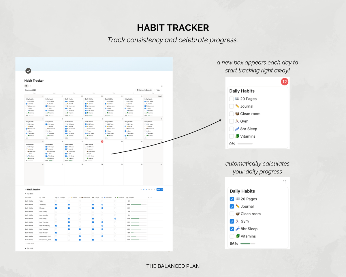 Notion Life Planner
