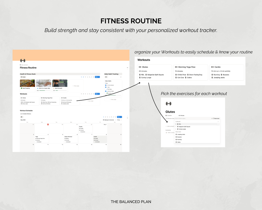 Wellness Notion Planner