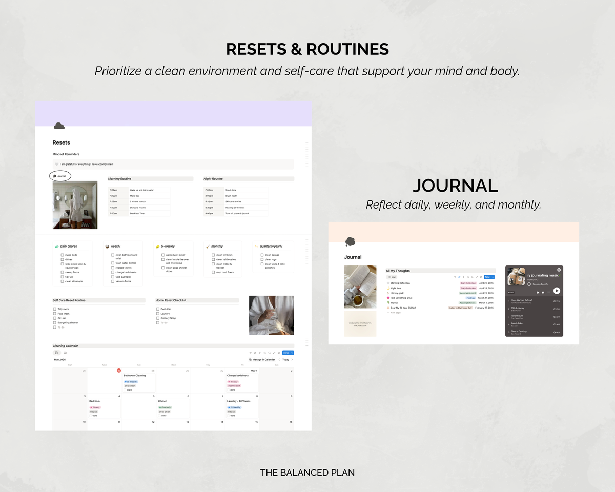 Wellness Notion Planner