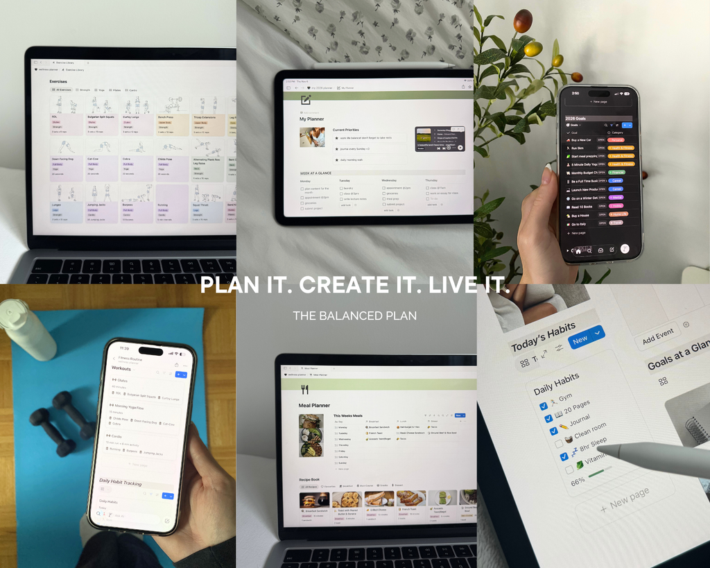 Wellness Notion Planner
