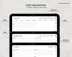 Undated Academic Planner