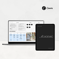 BUNDLE | Undated iPad Academic Planner + Desktop Wallpaper Organizer