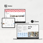 BUNDLE | Notion Student Planner + Desktop Wallpaper Organizer