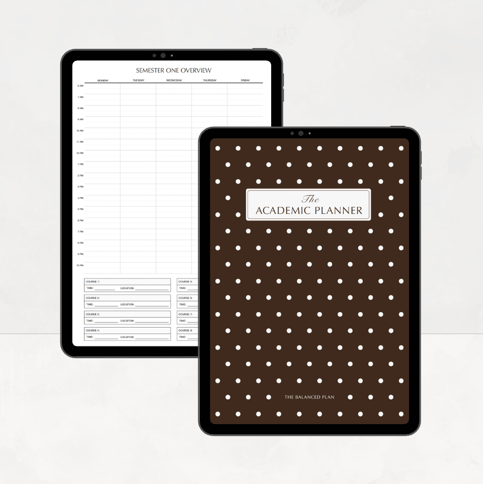 2026-2027 Academic Digital Planner