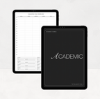Undated Academic Planner