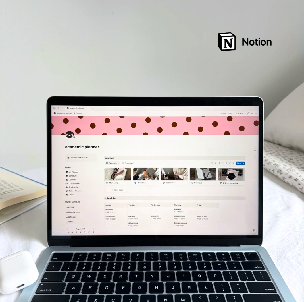 Notion Student Planner