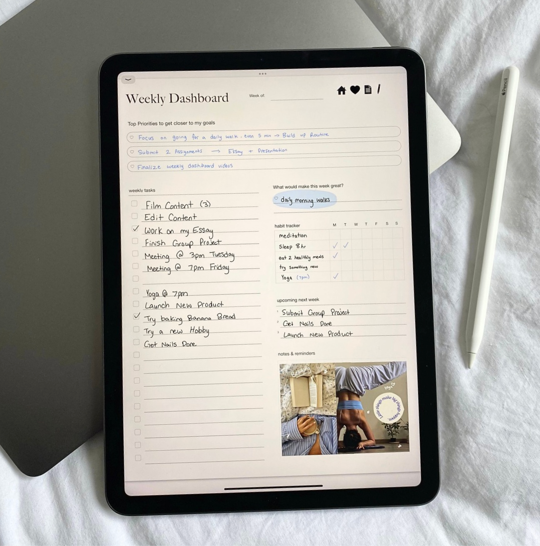 iPad Weekly Digital Planner