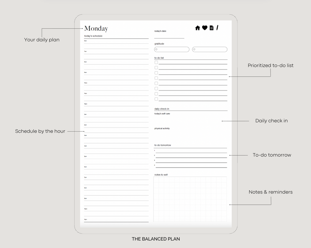 iPad Weekly Digital Planner
