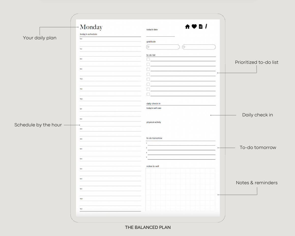 iPad Weekly Digital Planner