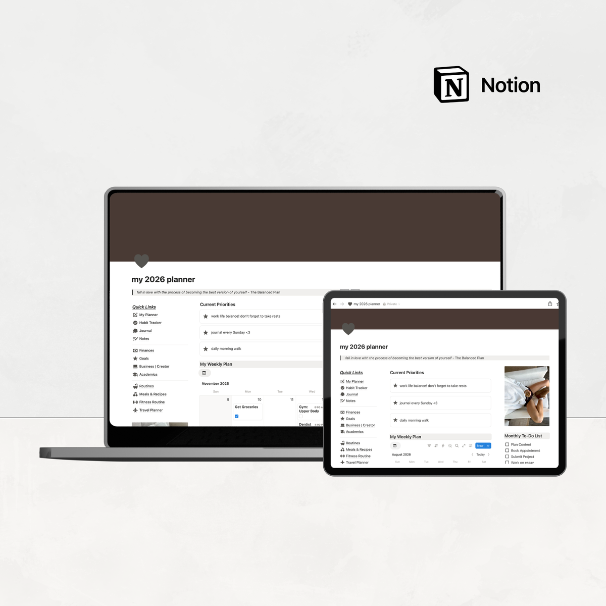 Notion Life Planner